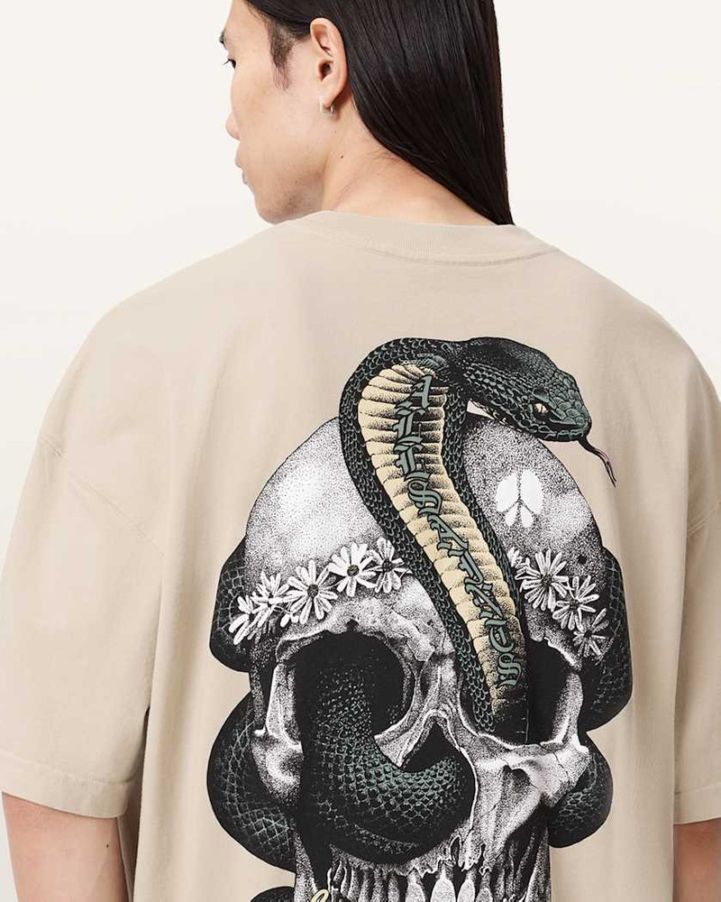 SNAKEHEAD OVERSIZED GRAPHIC T-SHIRT 4