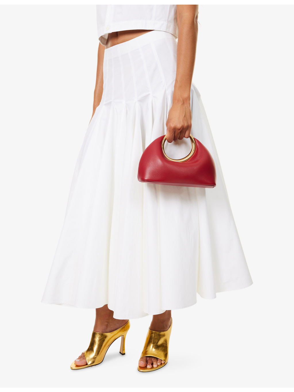 Le Petit Calino Leather Top-Handle Bag - 2