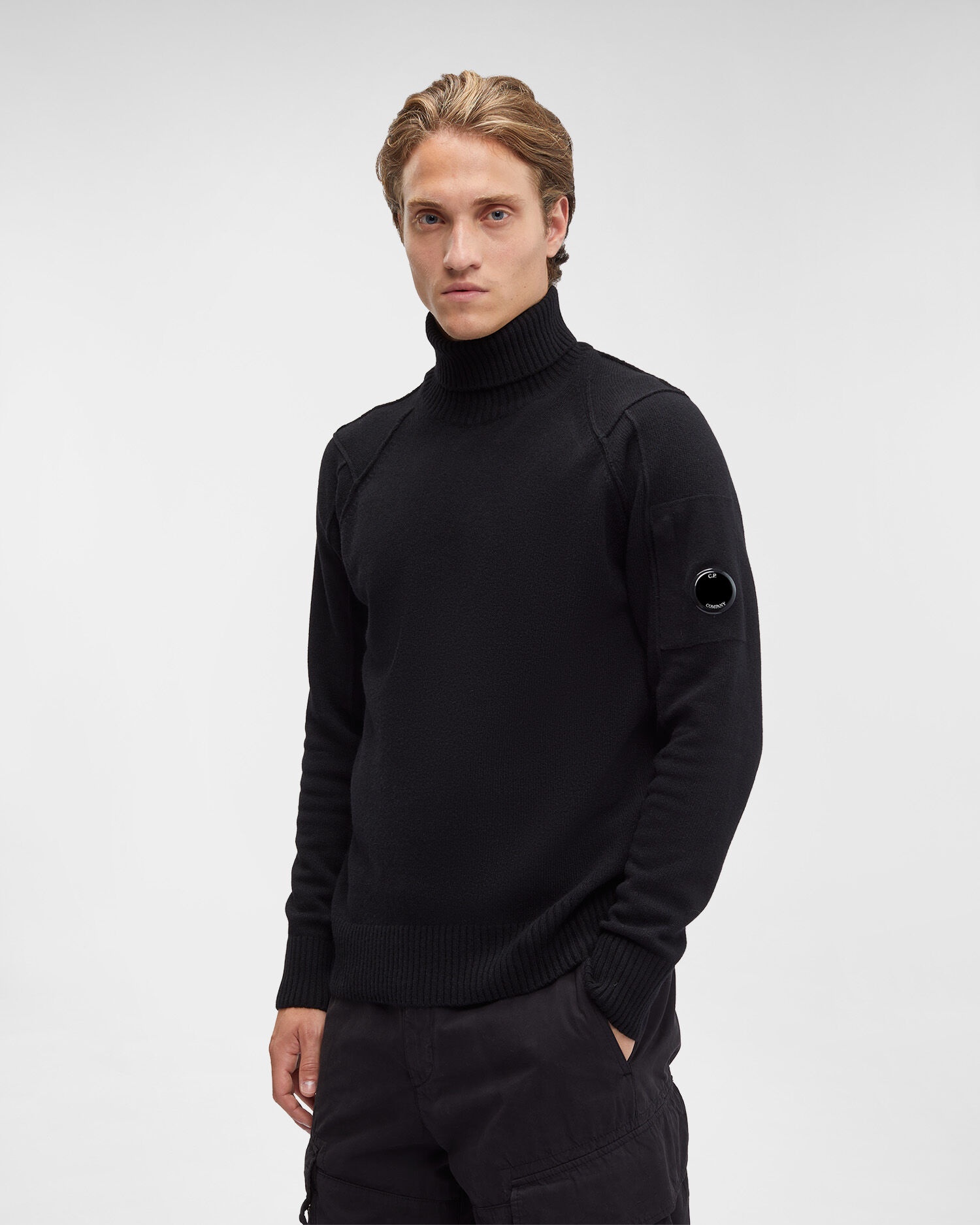 Lambswool Roll Neck Jumper - 2