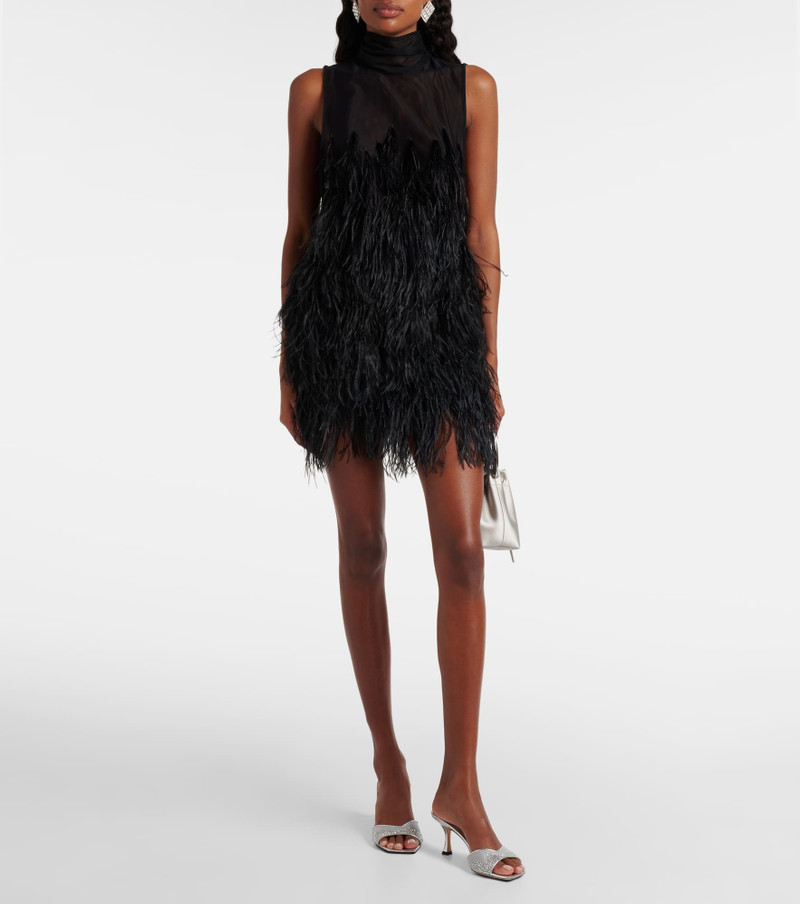 JIMMY CHOO Skye 70 embellished mesh mules outlook