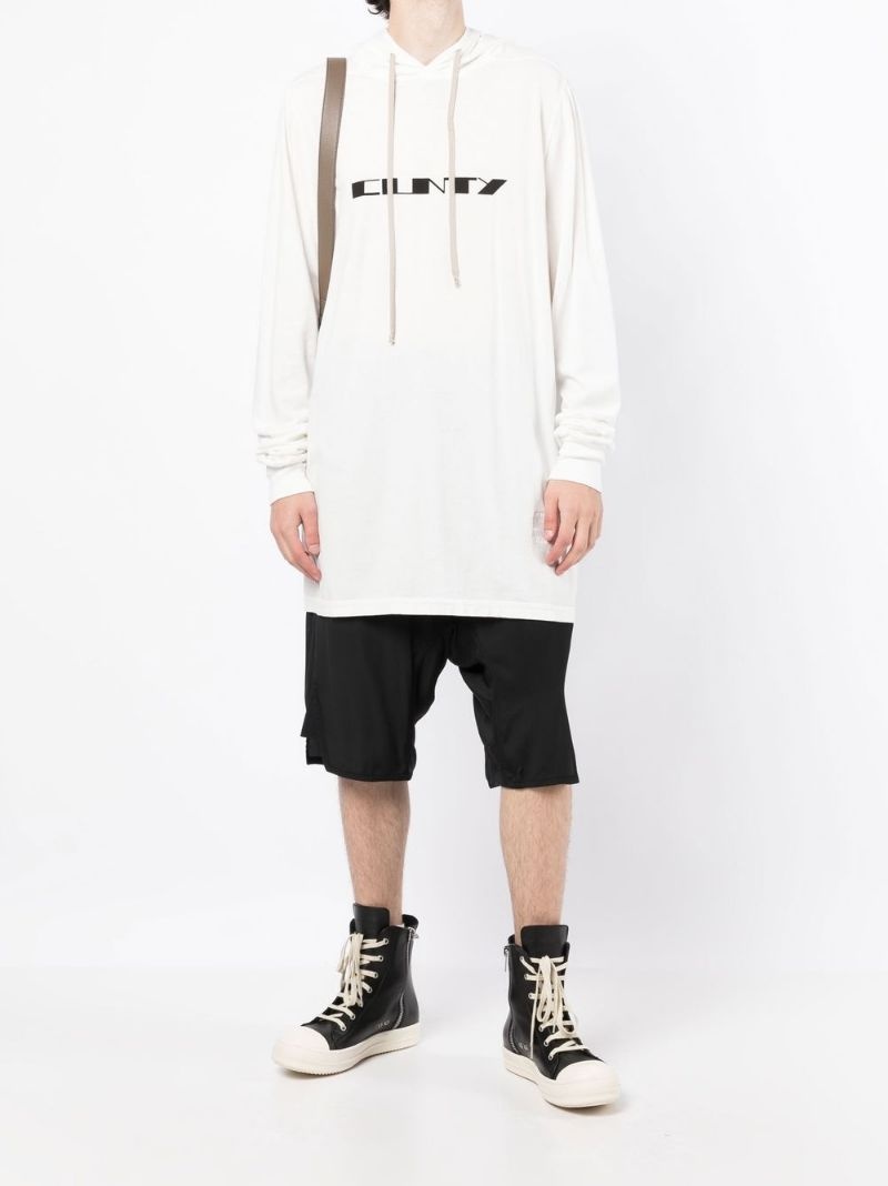 graphic-print organic cotton hoodie - 2