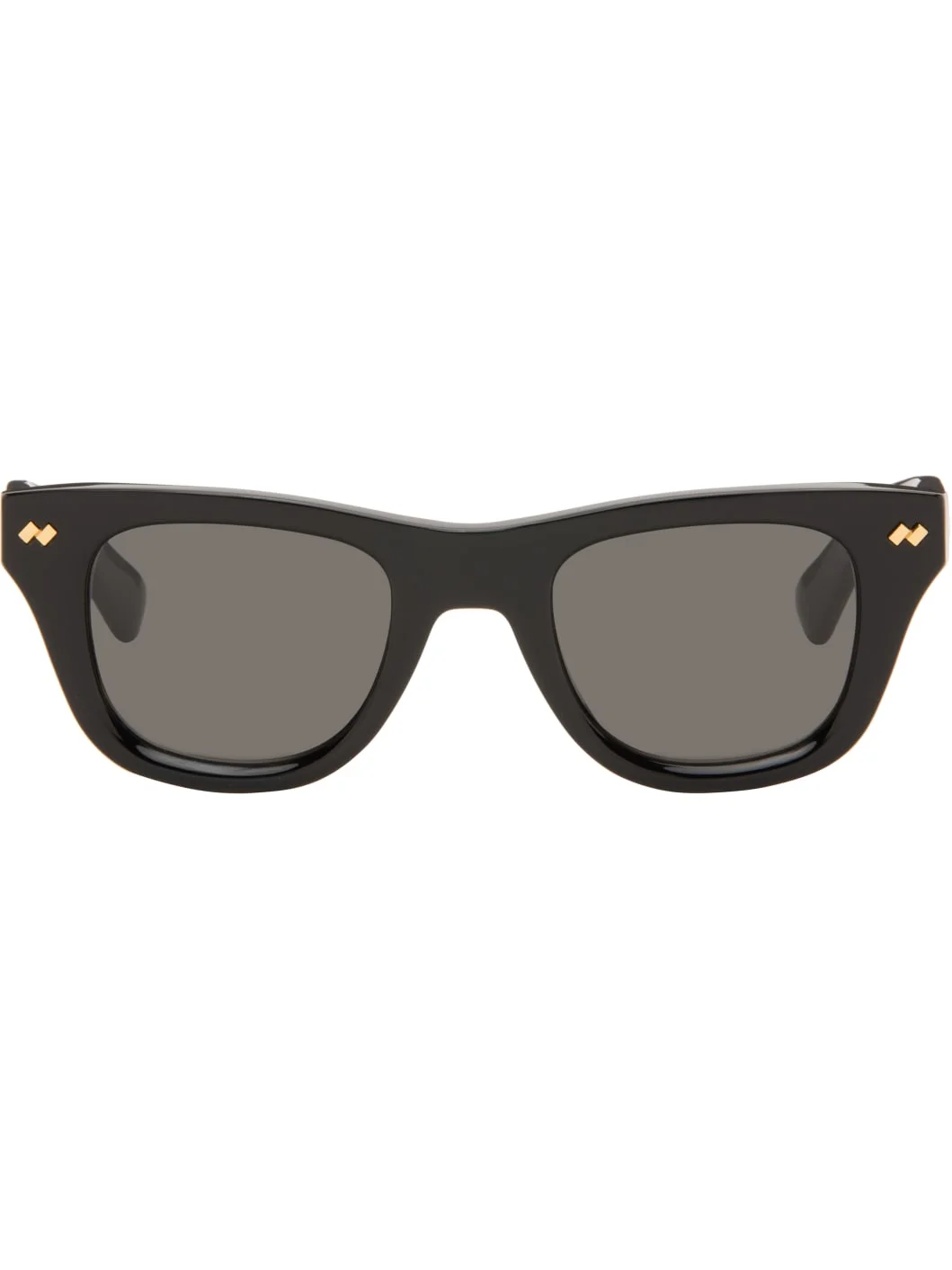 Black Dizzy Squared Sunglasses - 1
