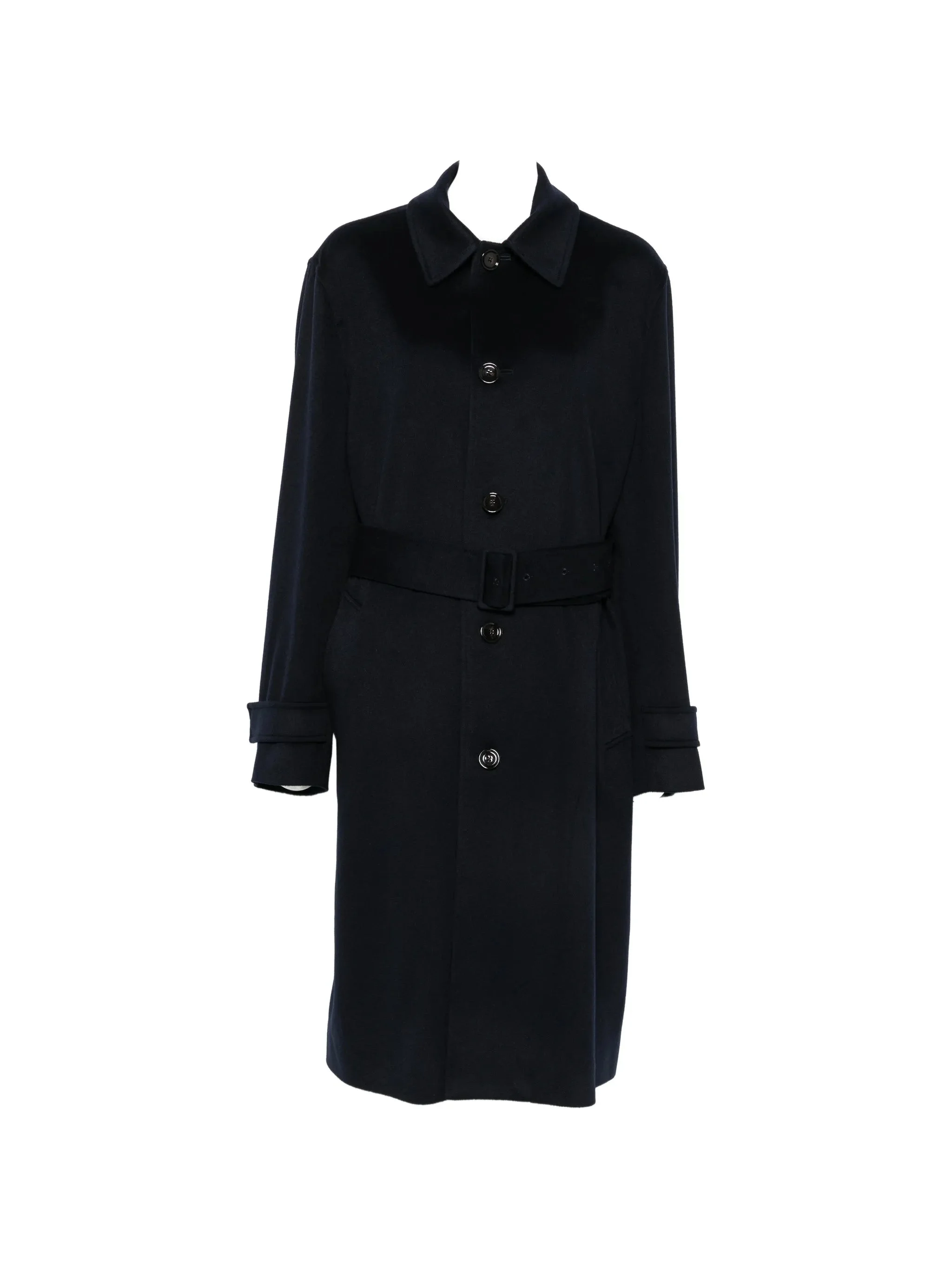 Lardini Belted Button-up Coat - 1