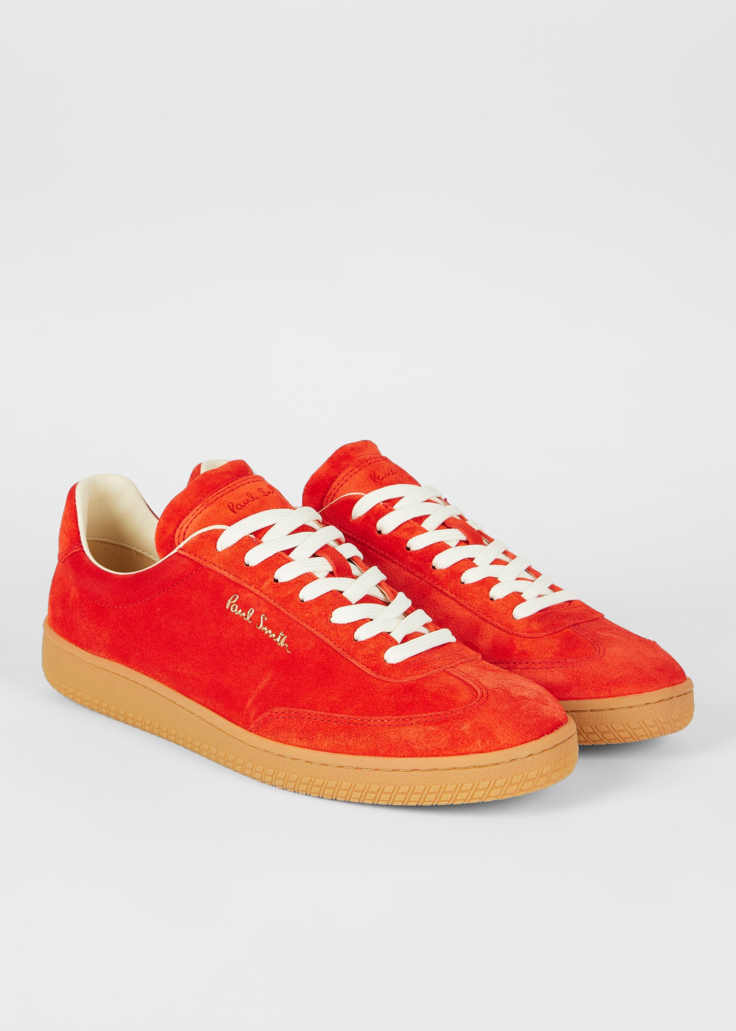 Red Suede 'Como' Trainers - 4