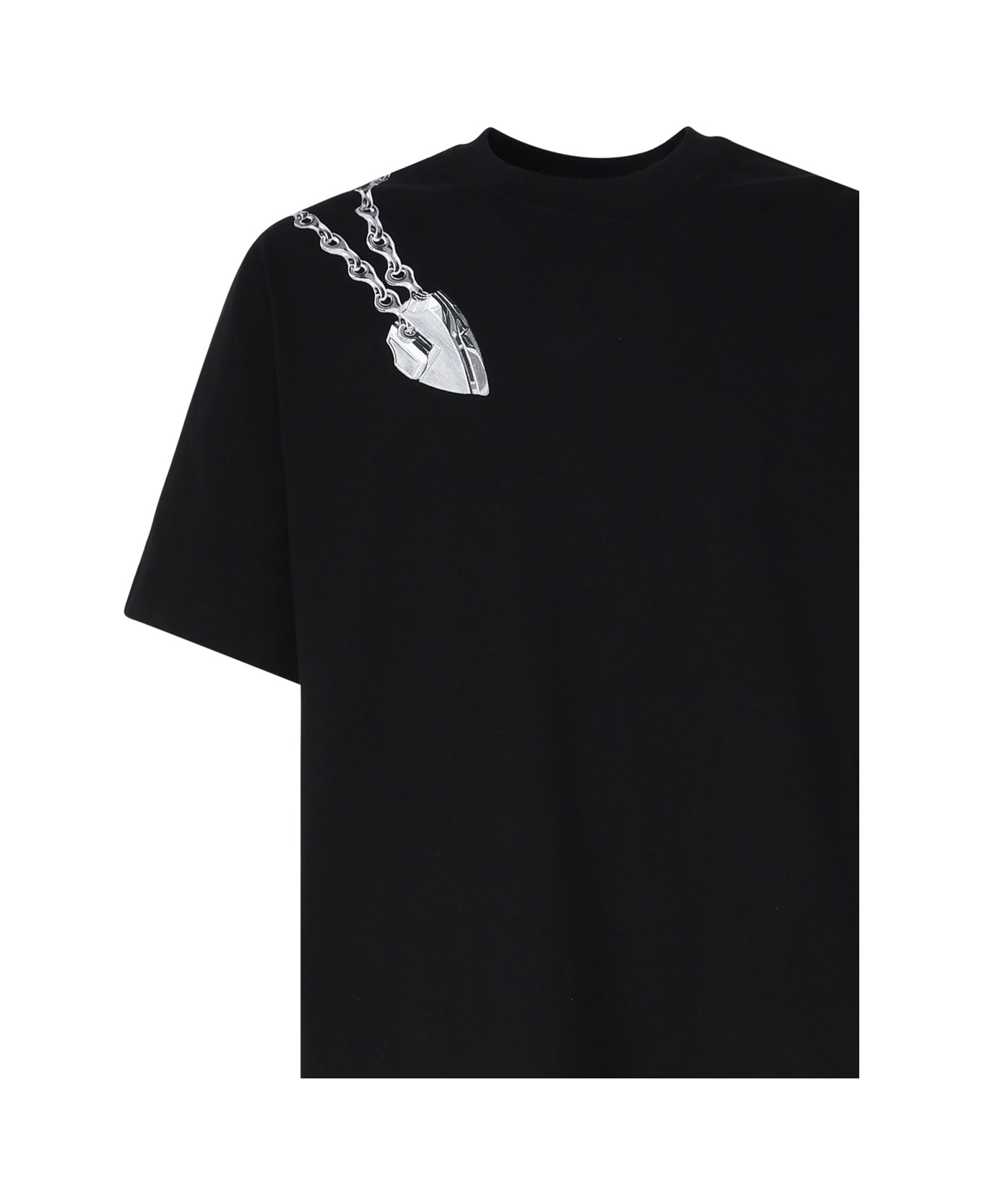 Round Neck Printed T-shirt - 2