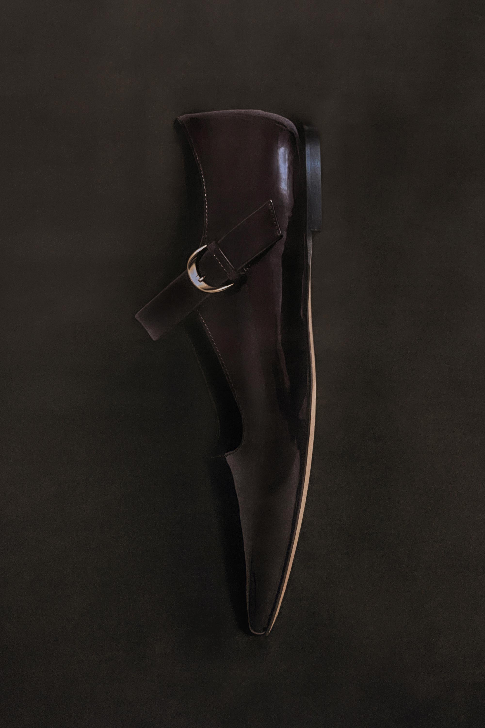 TRAMONTO MARY JANE IN BURGUNDY PATENT - 3