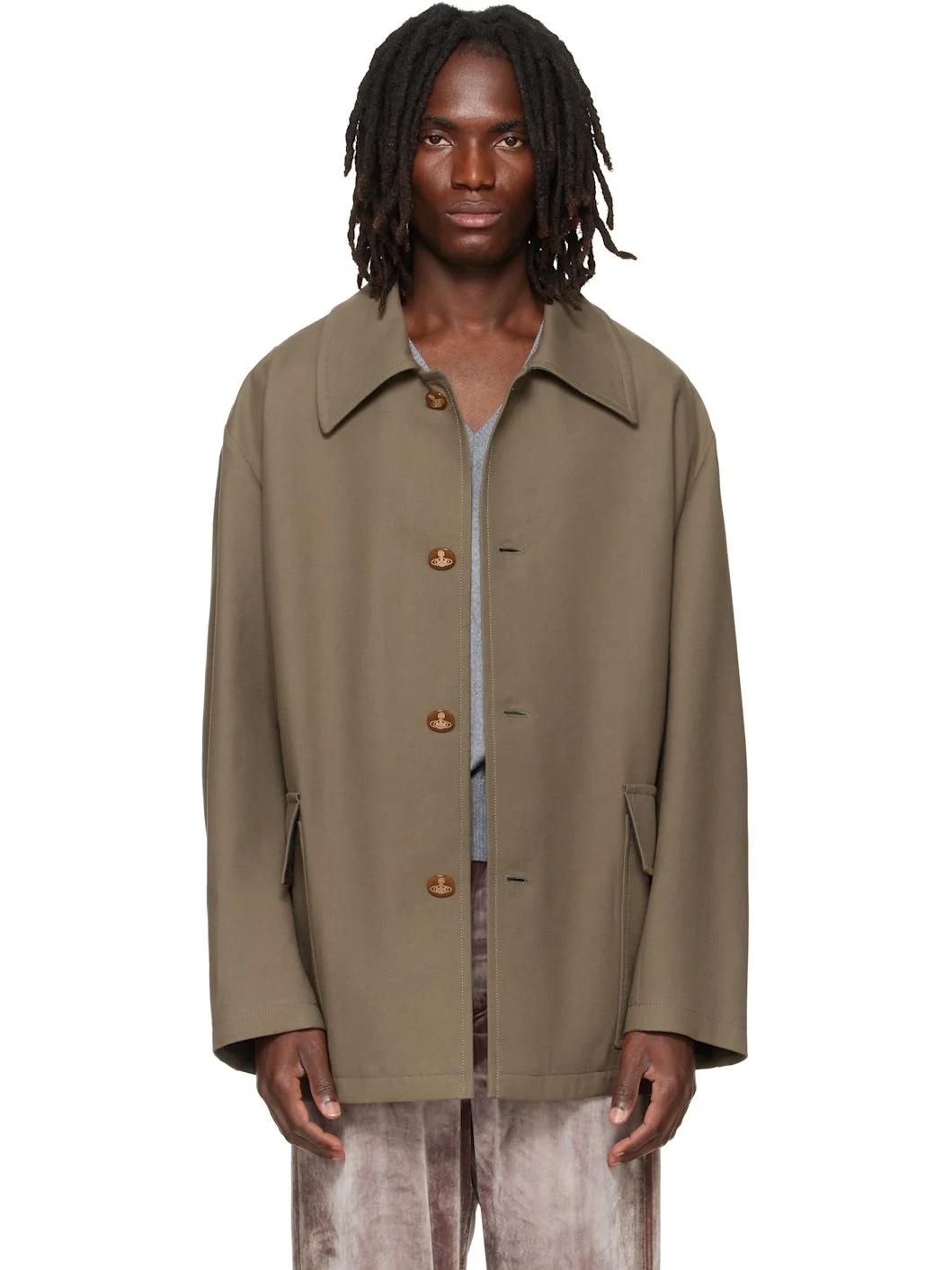 Khaki Donkey Jacket - 1