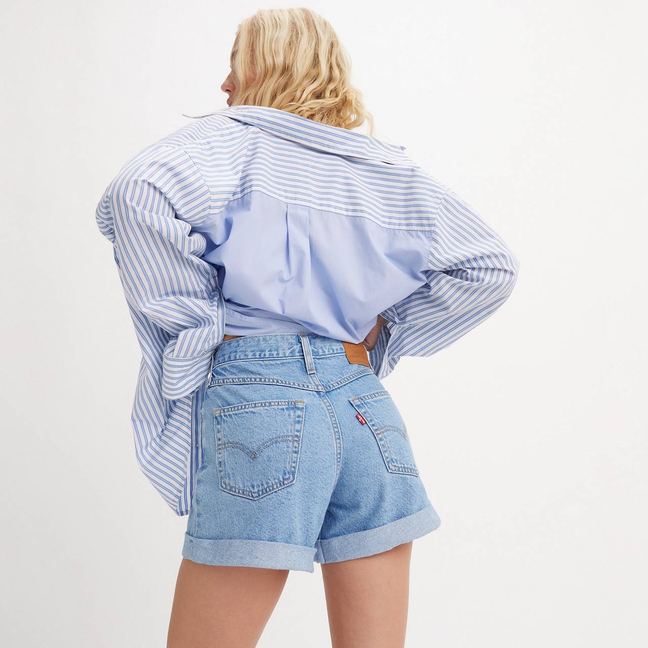 ROLLED 80S MOM WOMEN'S SHORTS - 4