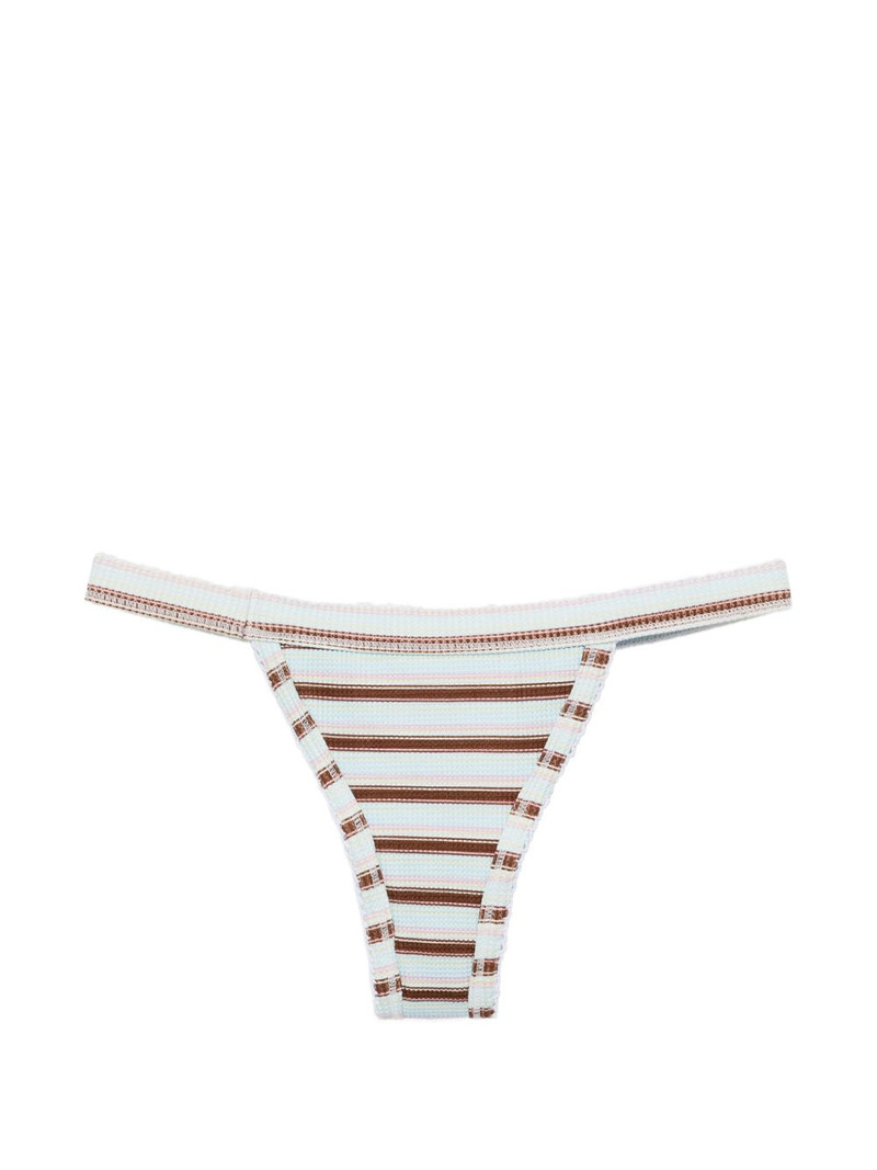 Frankies Bikinis stripe-pattern bikini bottoms outlook