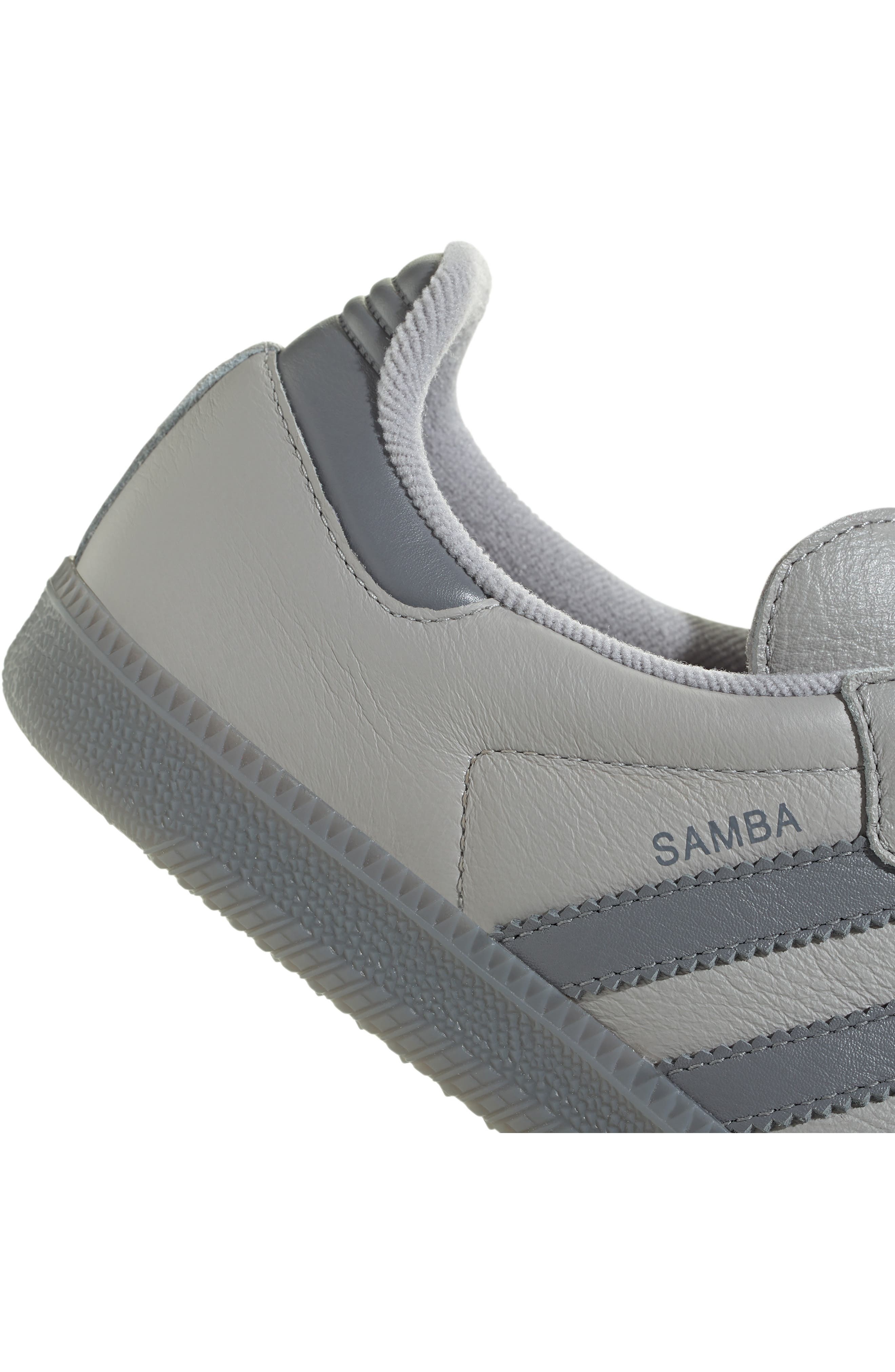 adidas Samba OG Sneaker in Grey/Grey/Grey at Nordstrom - 7
