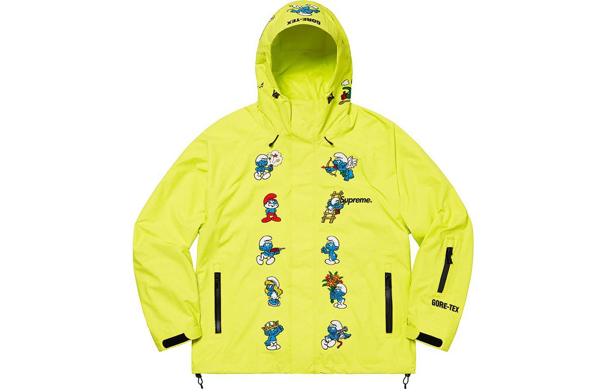 Supreme x Smurfs GORE-TEX Shell Jacket 'Black Blue White' SUP-FW20-015 - 7