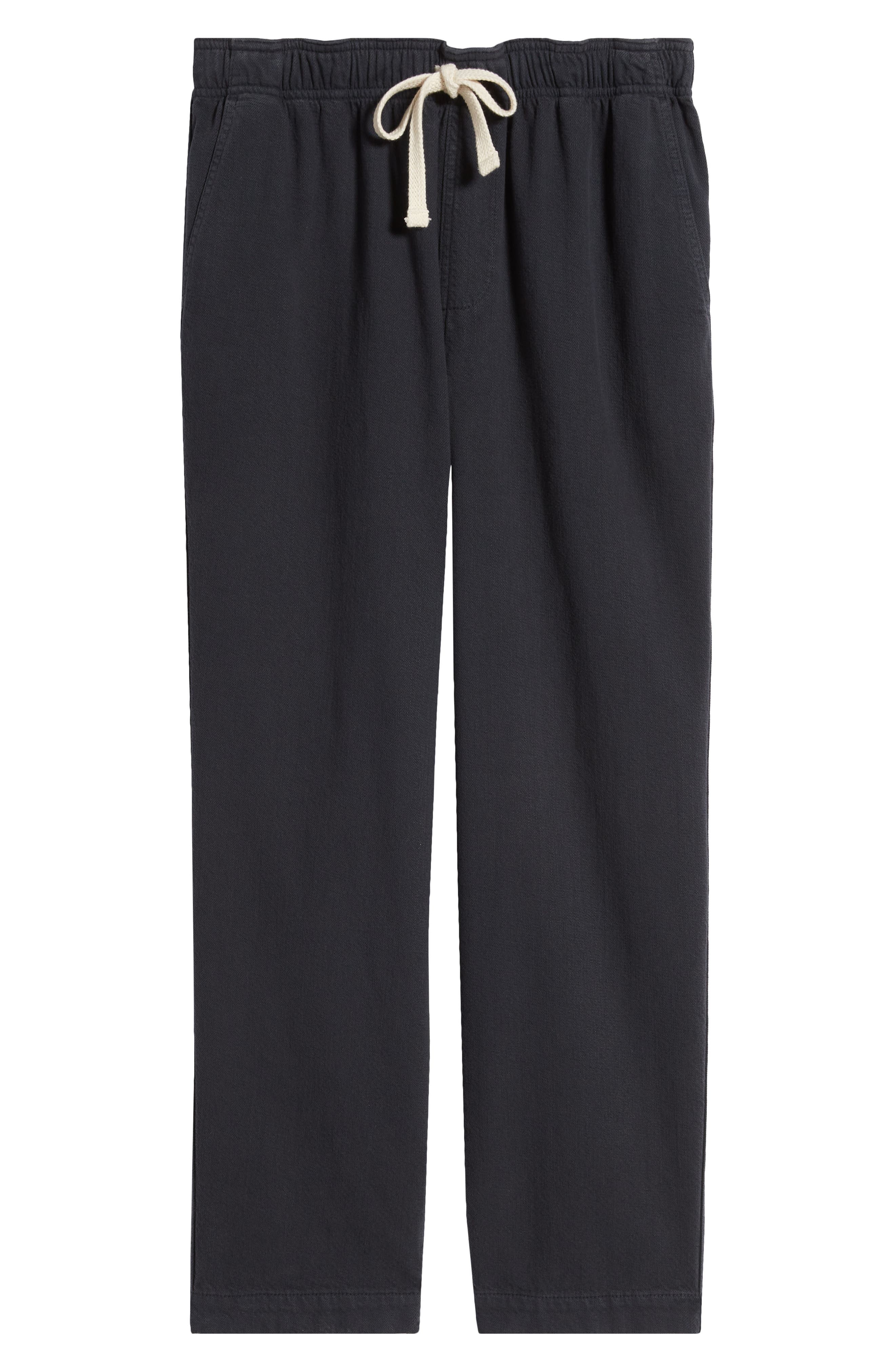 FRAME Cotton Terry Travel Pants in Navy at Nordstrom - 5