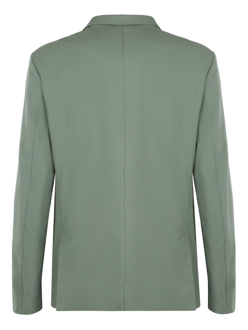 Herno single-breasted lapel blazer outlook