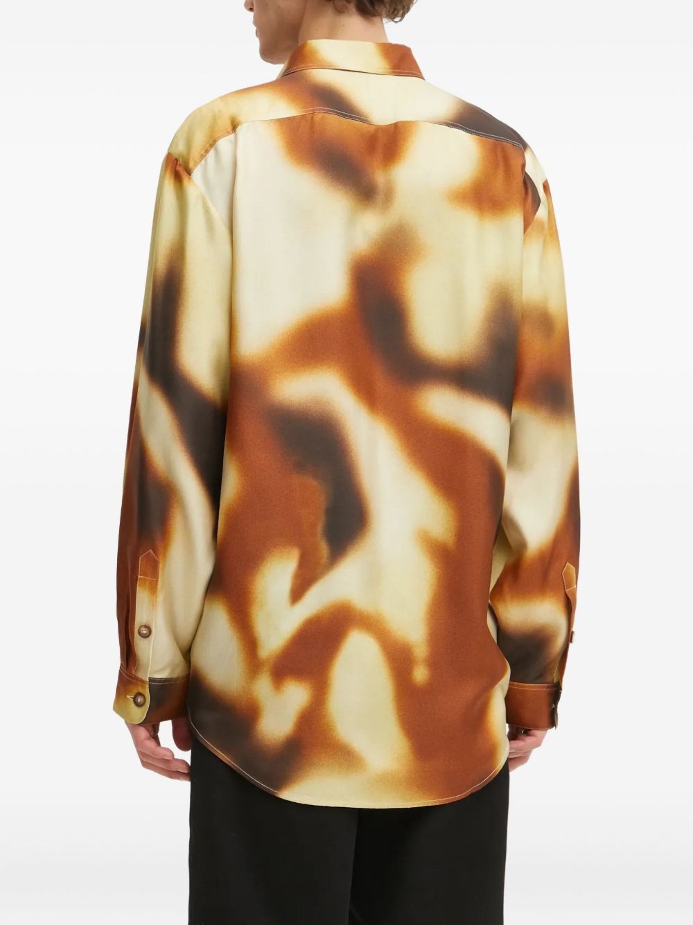 Sebas abstract-print shirt - 3