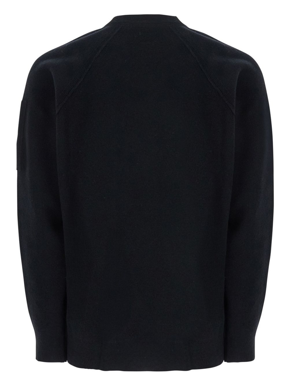 raglan-sleeve Lens-pocket sweater - 2