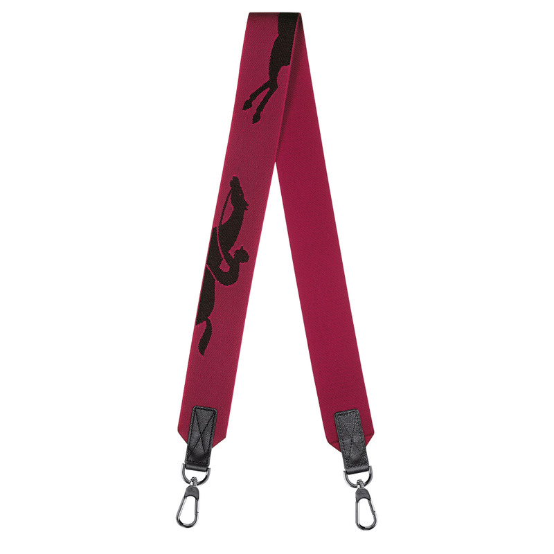 Longchamp 3D Shoulder strap Beetroot - Canvas 1