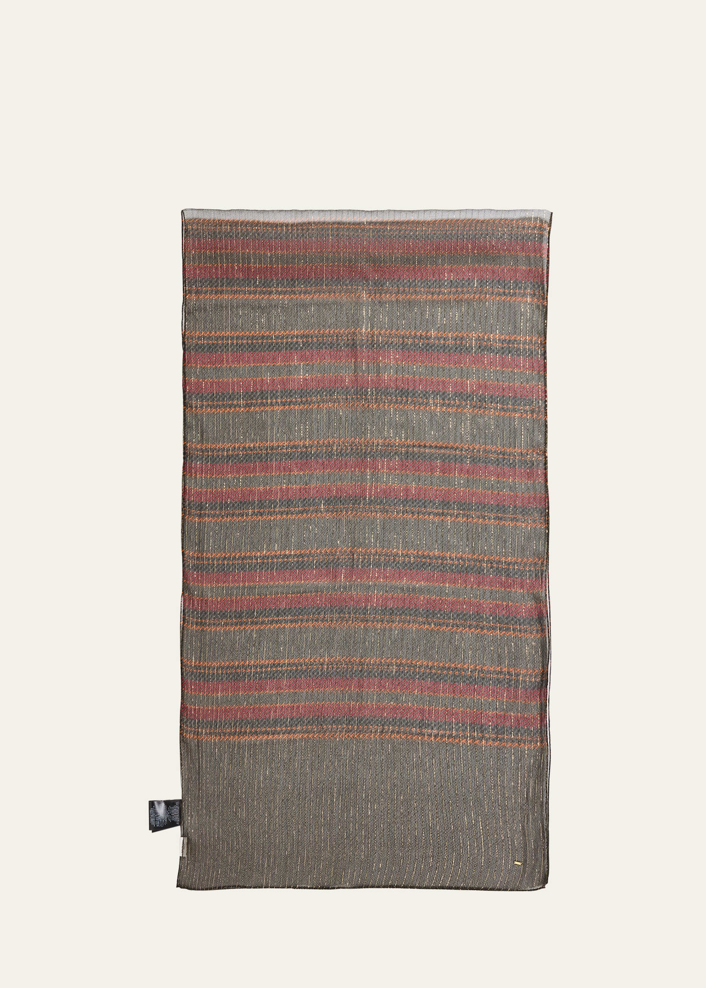 Gipsy Stripes Silk Scarf - 1