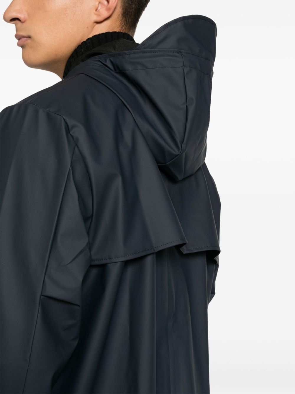 Fishtail hooded raincoat - 5