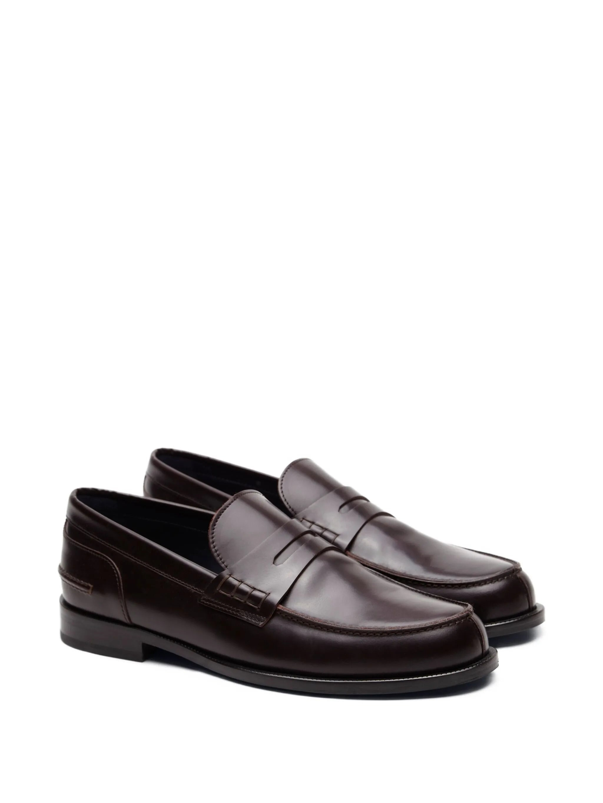 COLLEGE LEATHER PENNY LOAFERS - 2