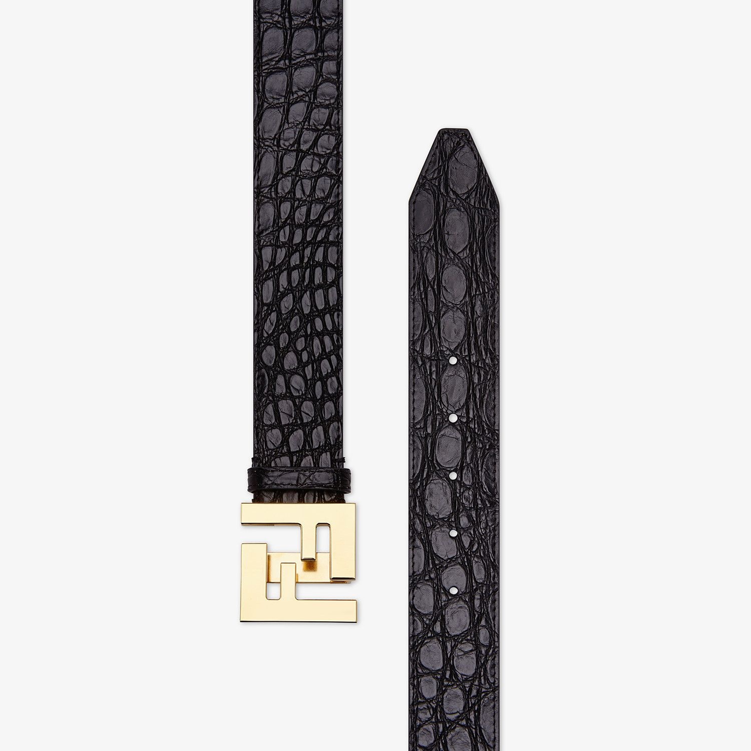 Black caiman belt - 2