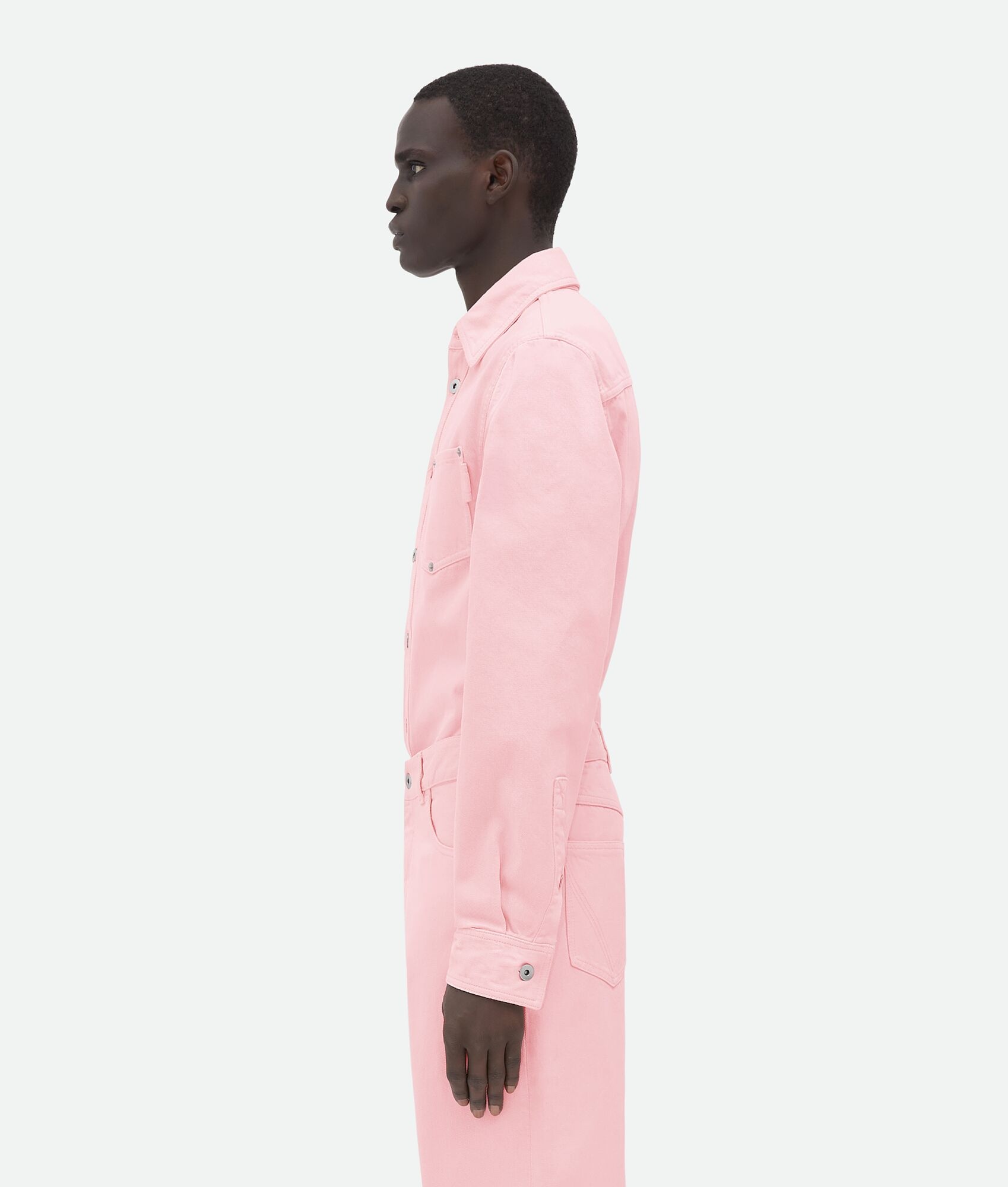 Pink Wash Denim Shirt - 2