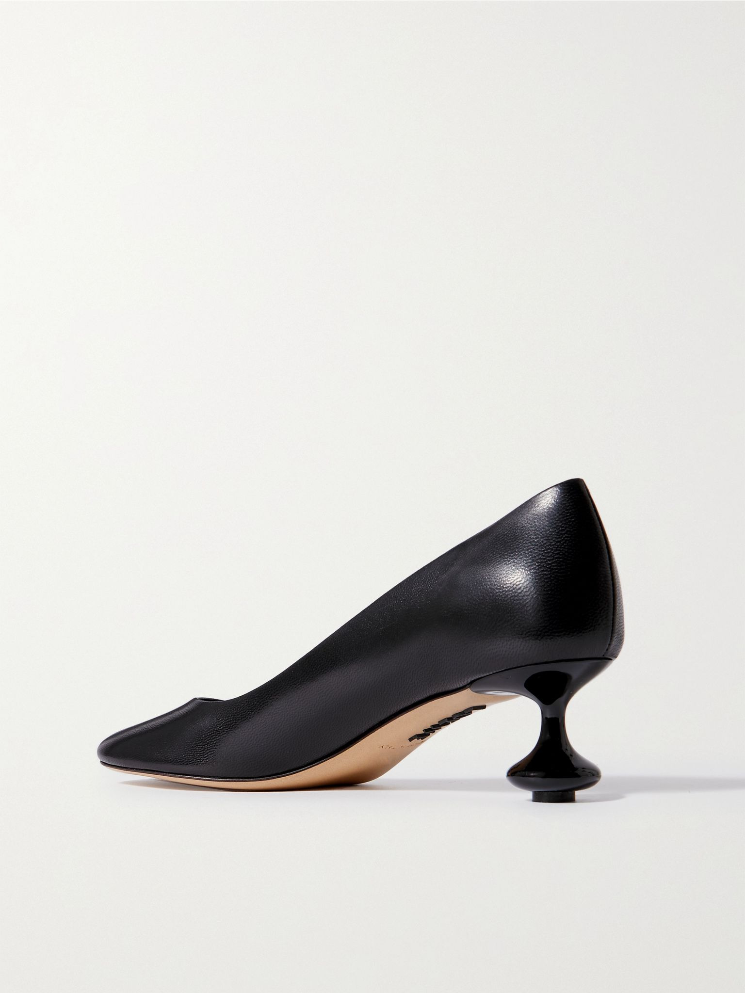 Toy leather pumps Black - 3