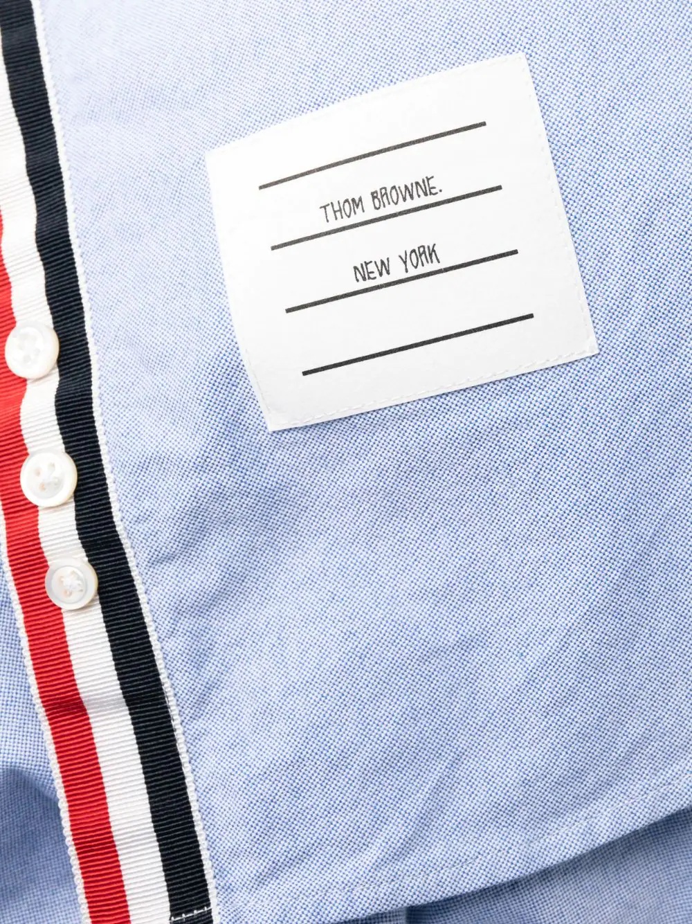 RWB trim shirt dress - 7