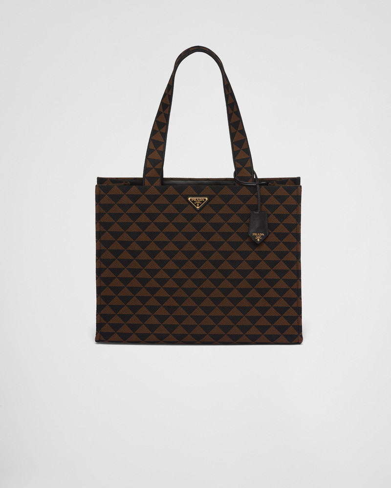 Prada Symbole bag in embroidered fabric 1