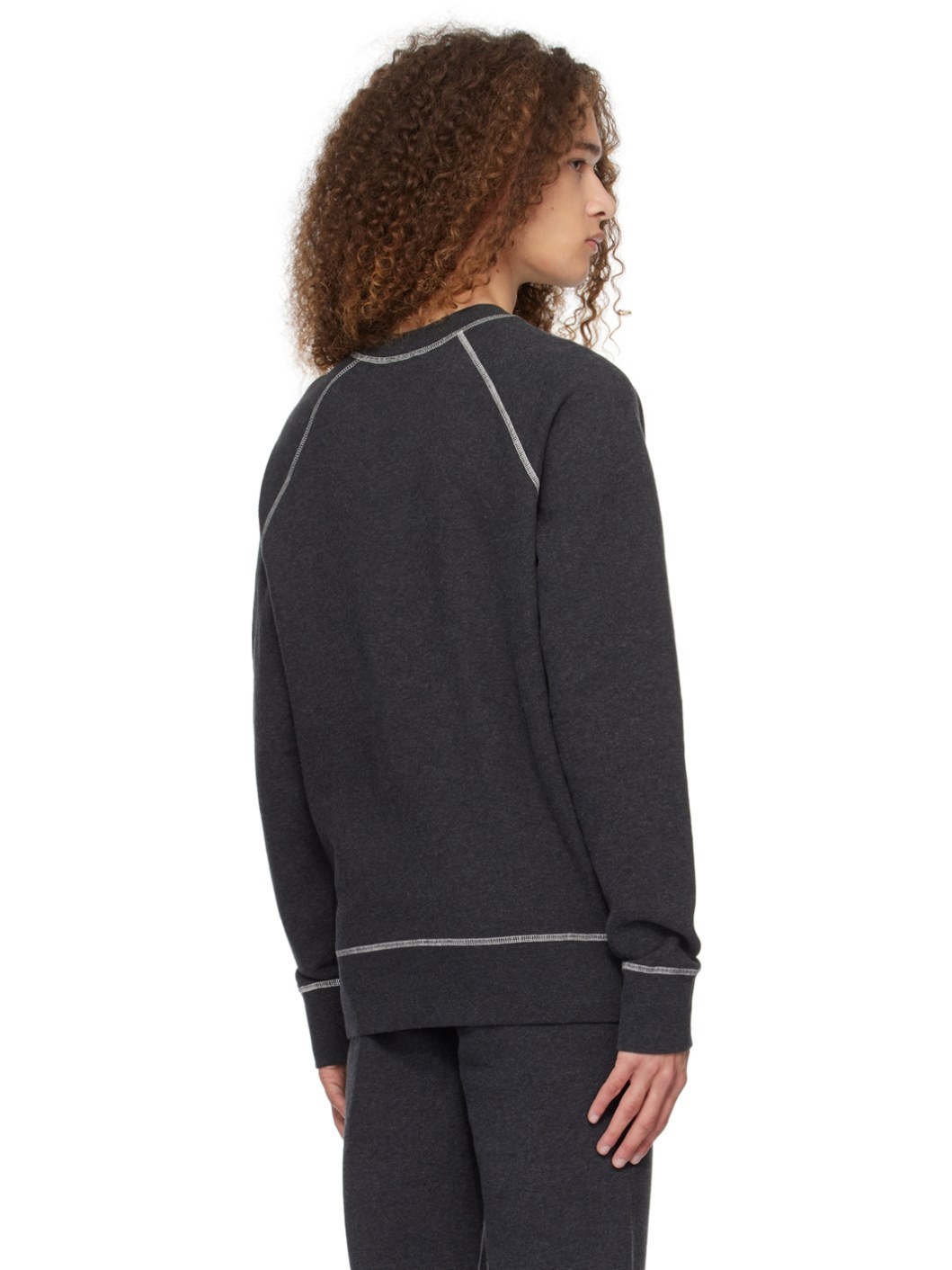 Gray Raglan Sweatshirt - 3