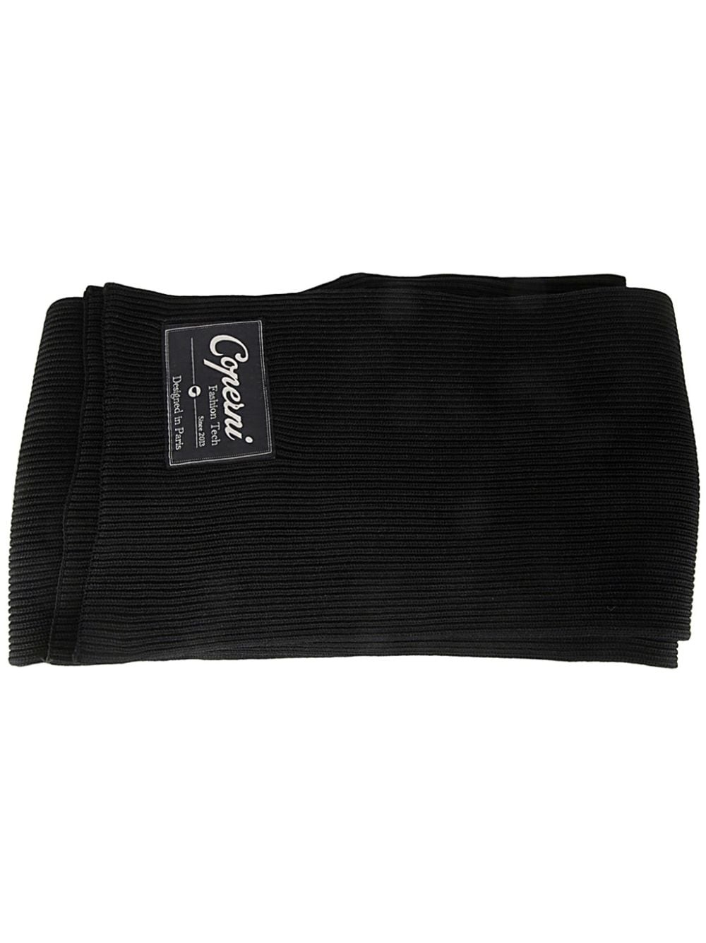 loog patch ribbed scarf - 1