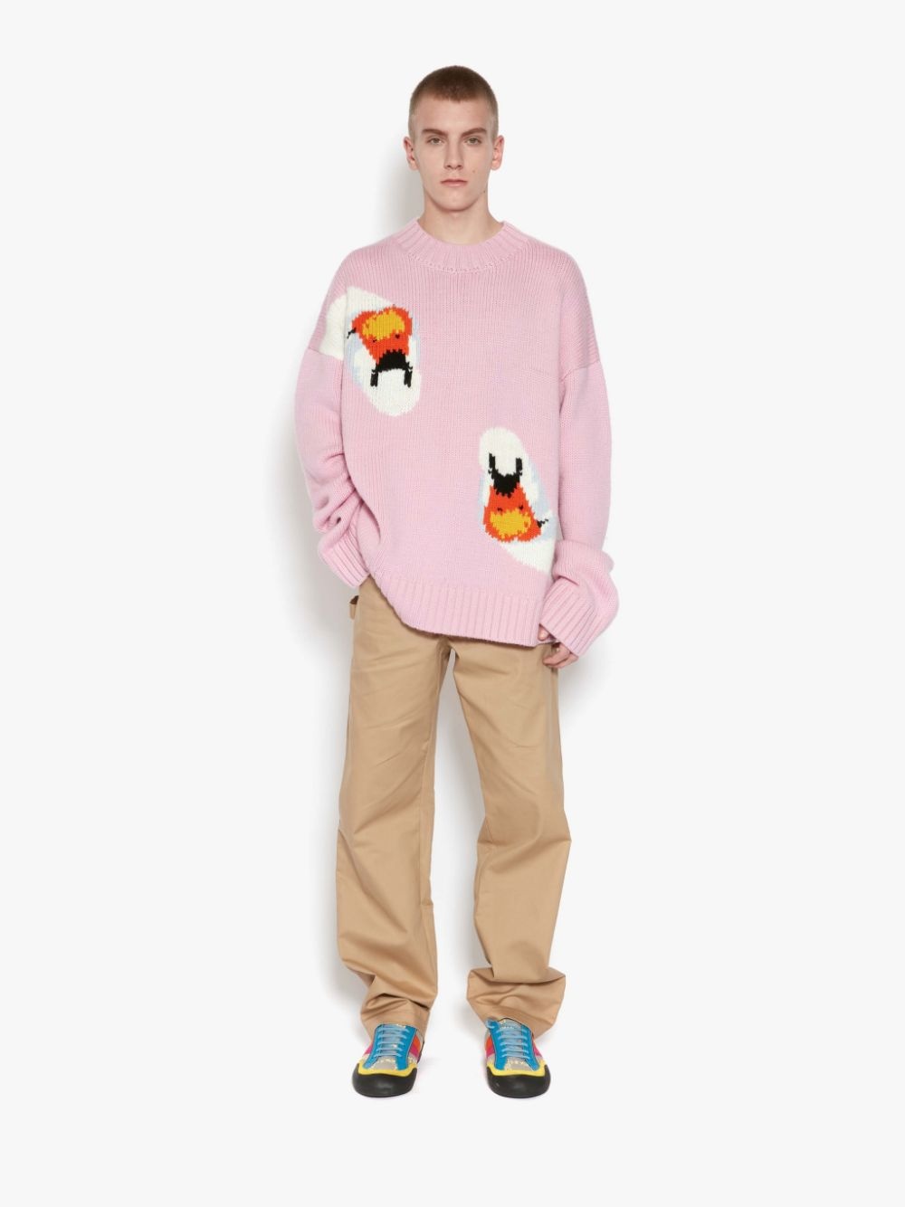 OVERSIZED SWAN CREWNECK JUMPER - 2
