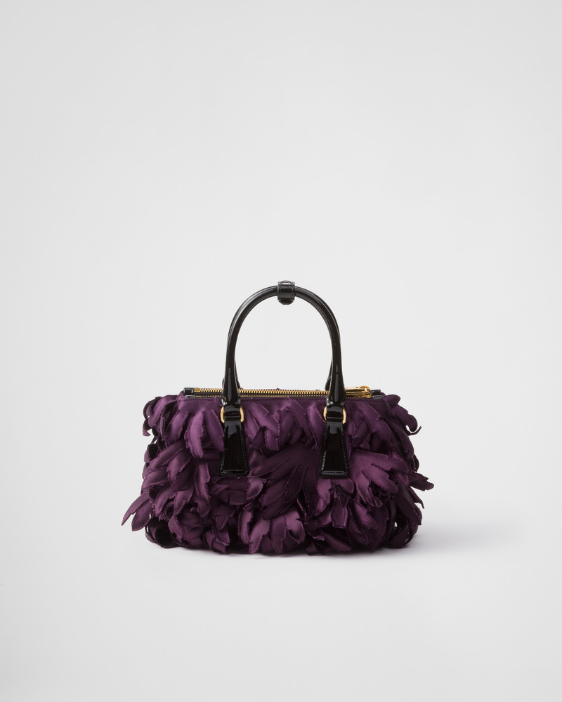 Satin and patent leather Prada Galleria mini-bag 3