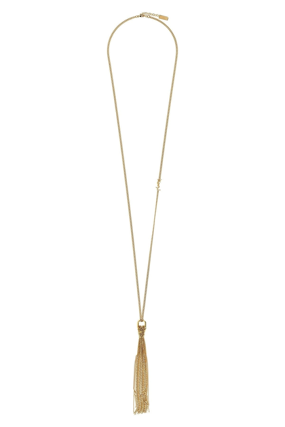 Saint Laurent Women 'Cassandre' Tassel Necklace - 1