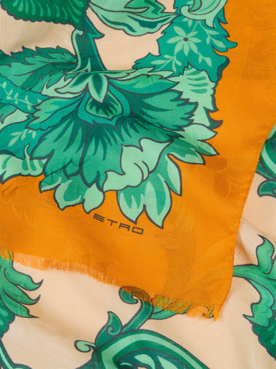 PRINTED MODAL AND COTTON SCARF - 3