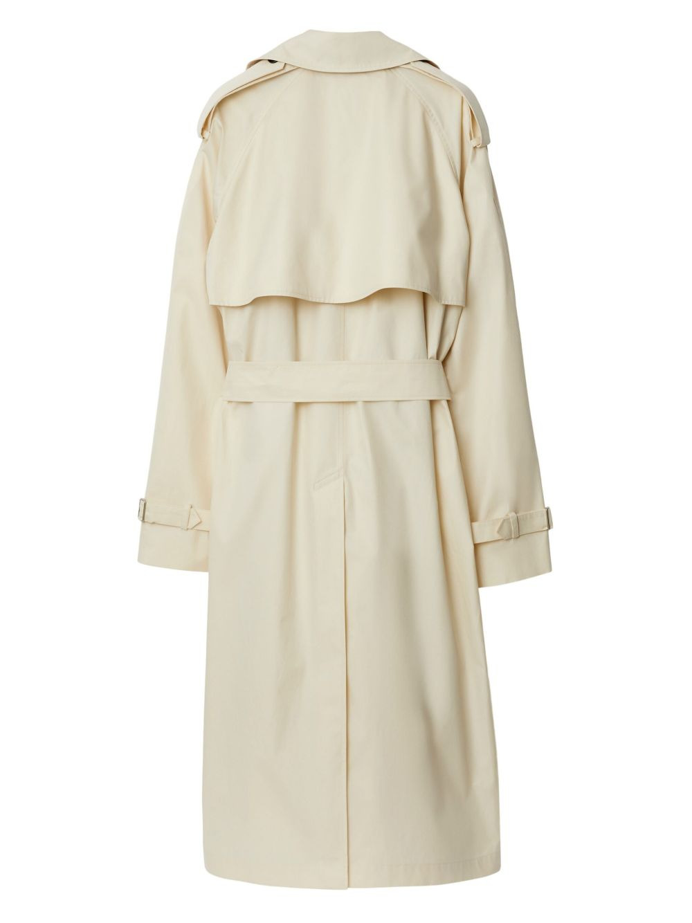 double-breasted cotton trench coat - 6