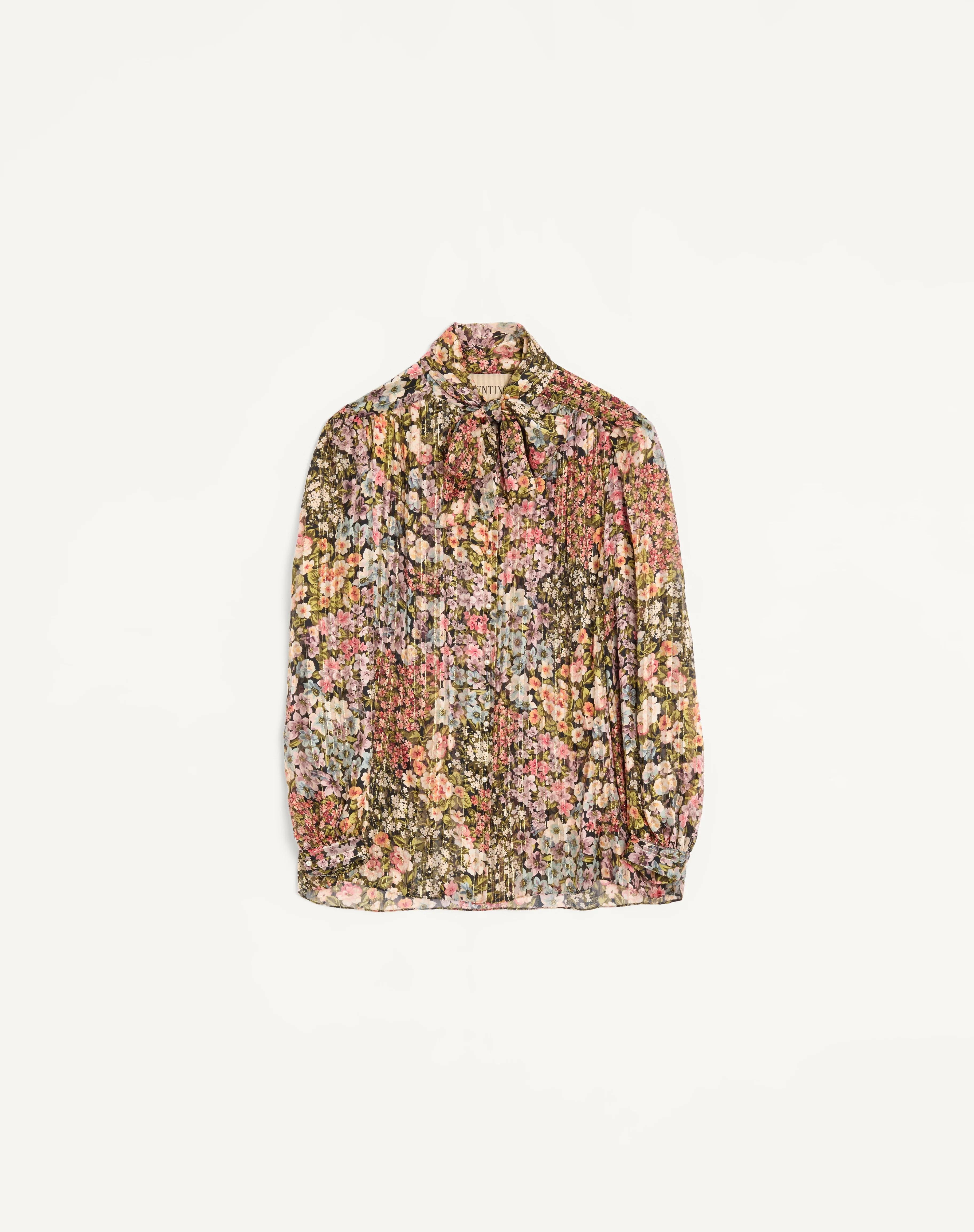 APRÈS L'HIVER ALLOVER FIORELLINI PEKIN PLISSÉ SHIRT - 1