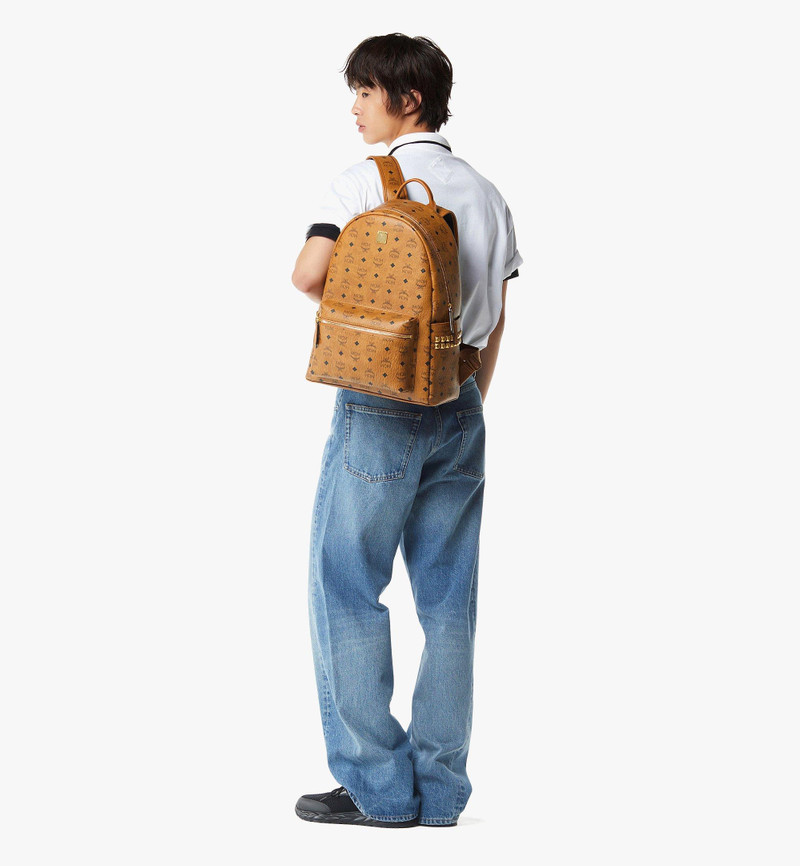 MCM Stark Side Studs Backpack in Visetos outlook