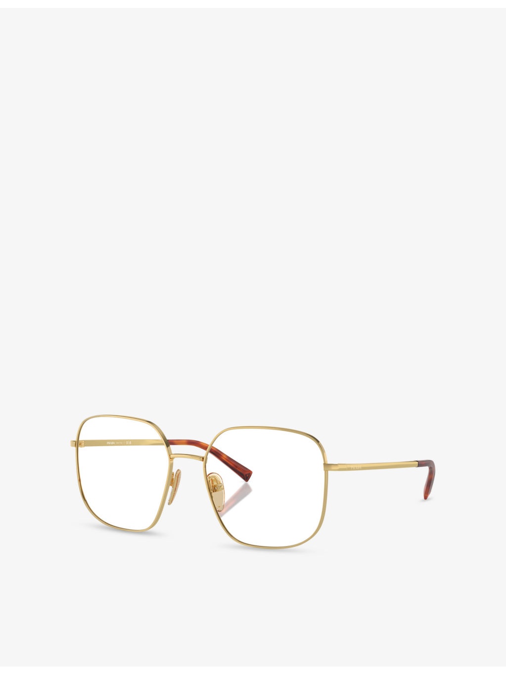 PR A59V Square-Frame Metal Optical Glasses - 2