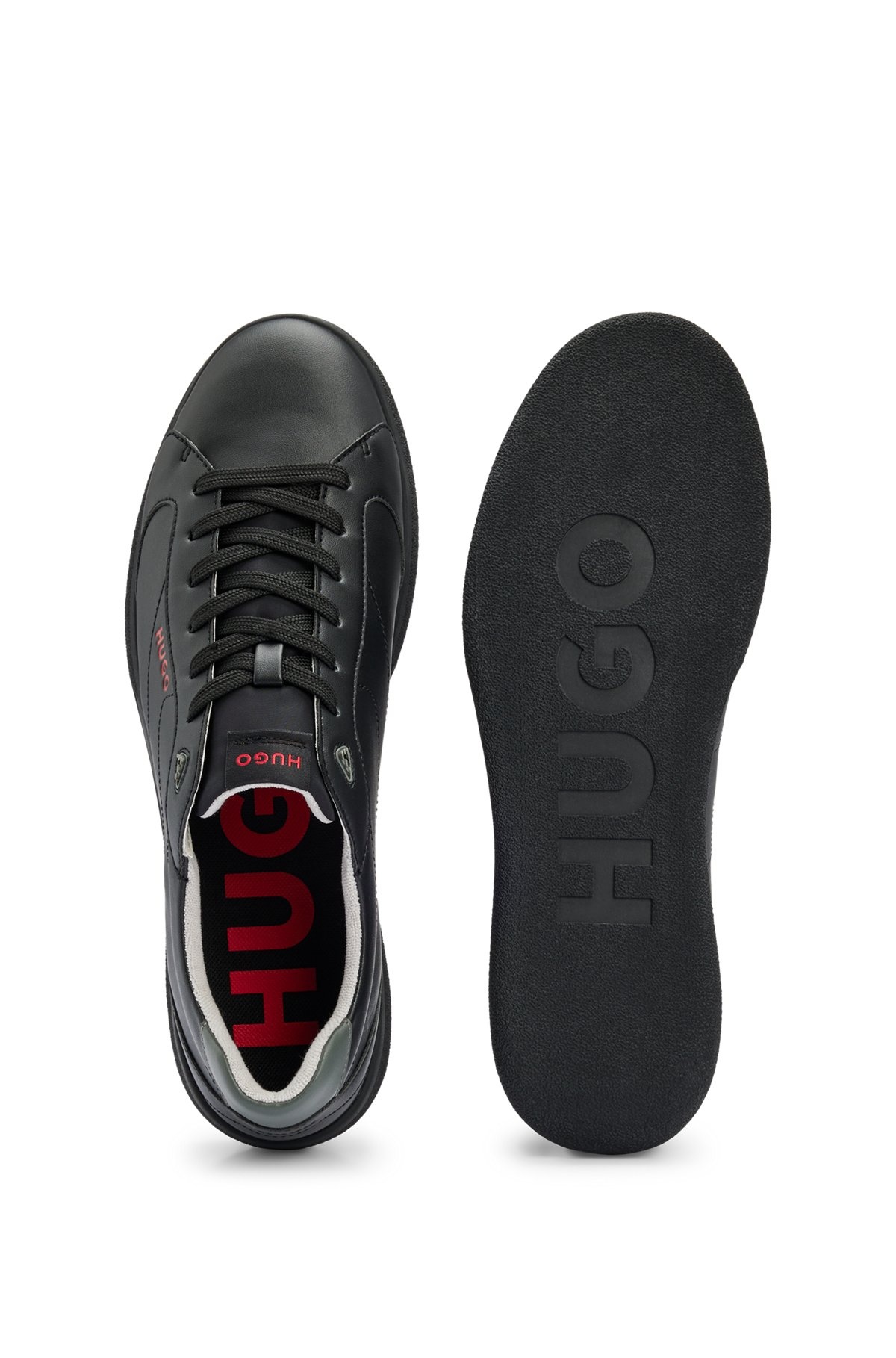 CUPSOLE TRAINERS WITH LOGO DETAILS ON RUBBER OUTSOLE - 4