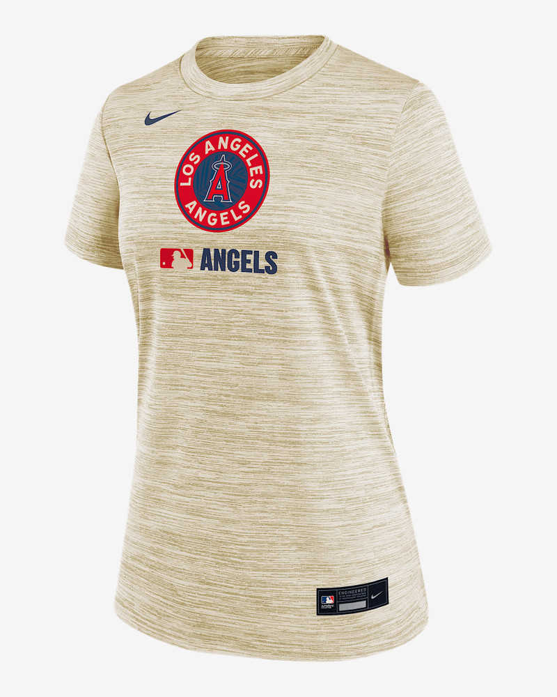Los Angeles Angels Authentic Collection City Connect Velocity Women's Nike Dri-FIT MLB T-Shirt 1