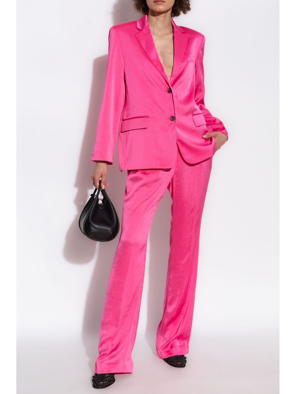 satin-finish blazer - 2