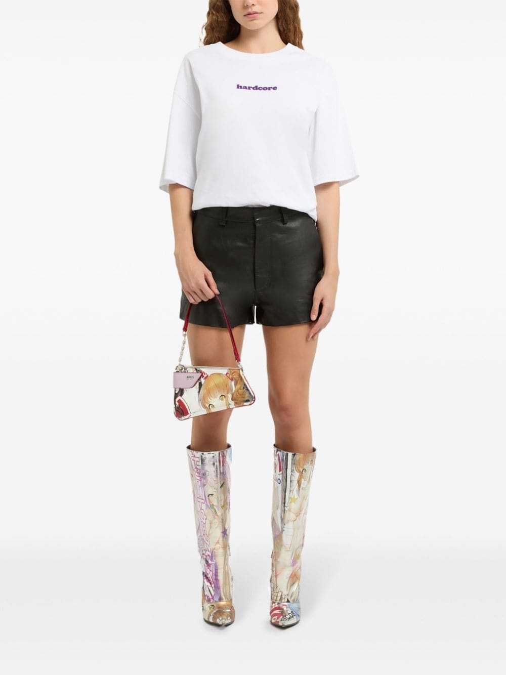 logo-embroidered T-shirt - 3