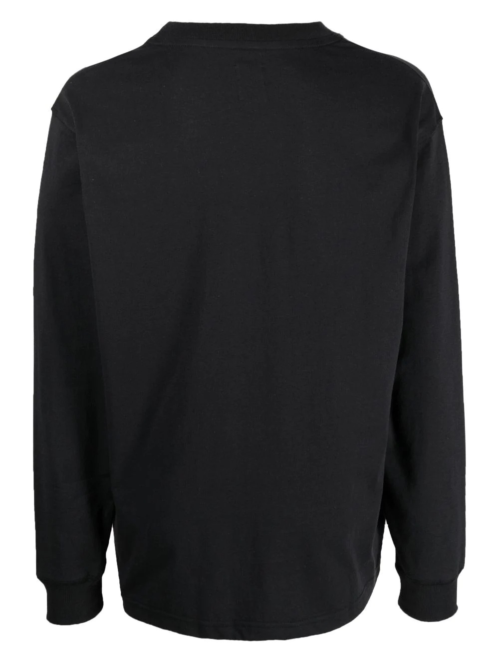 cotton logo-patch sweatshirt - 3
