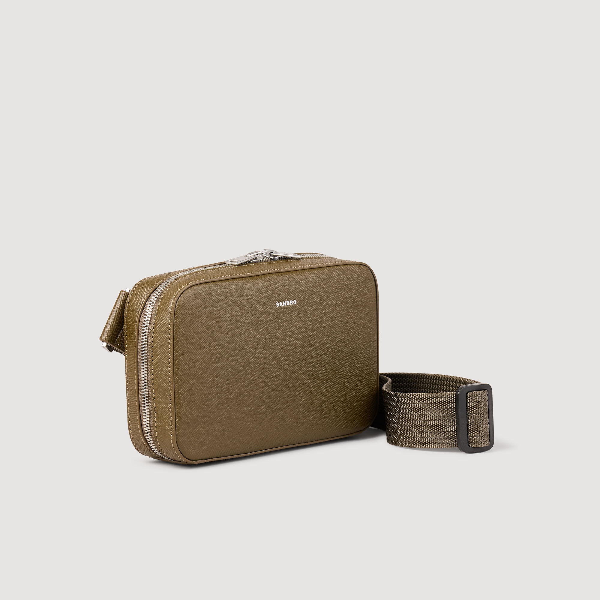SMALL RECONSTITUED LEATHER BAG - 2
