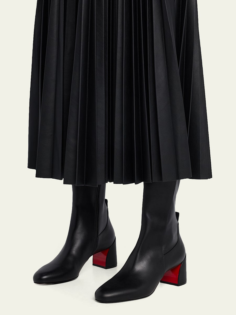 Christian Louboutin 55mm Jane Botta Leather Knee-High Boots outlook