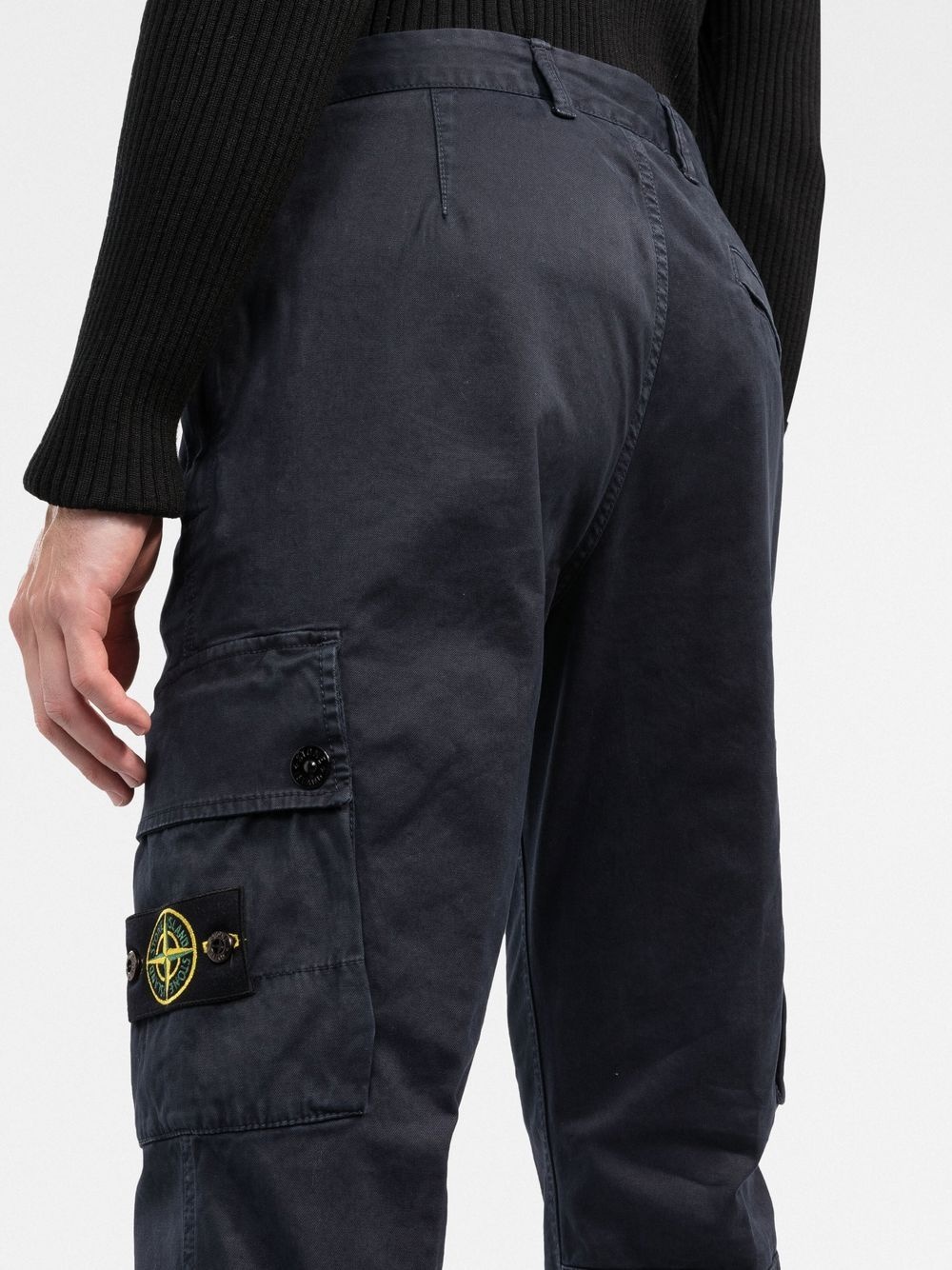 Compass-patch cargo trousers - 4