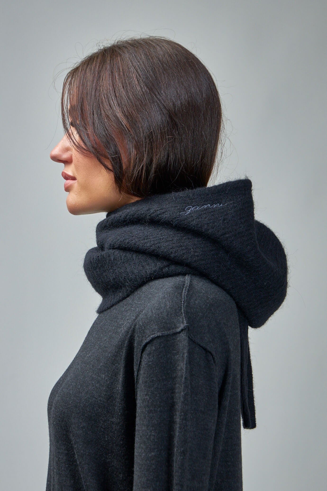 GANNI Soft Wool Balaclava | labelsfashion | REVERSIBLE