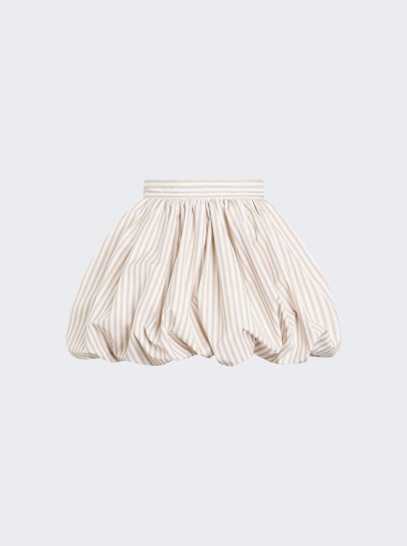 Bloomer Mini Skirt Dolce Coffee Stripes 1