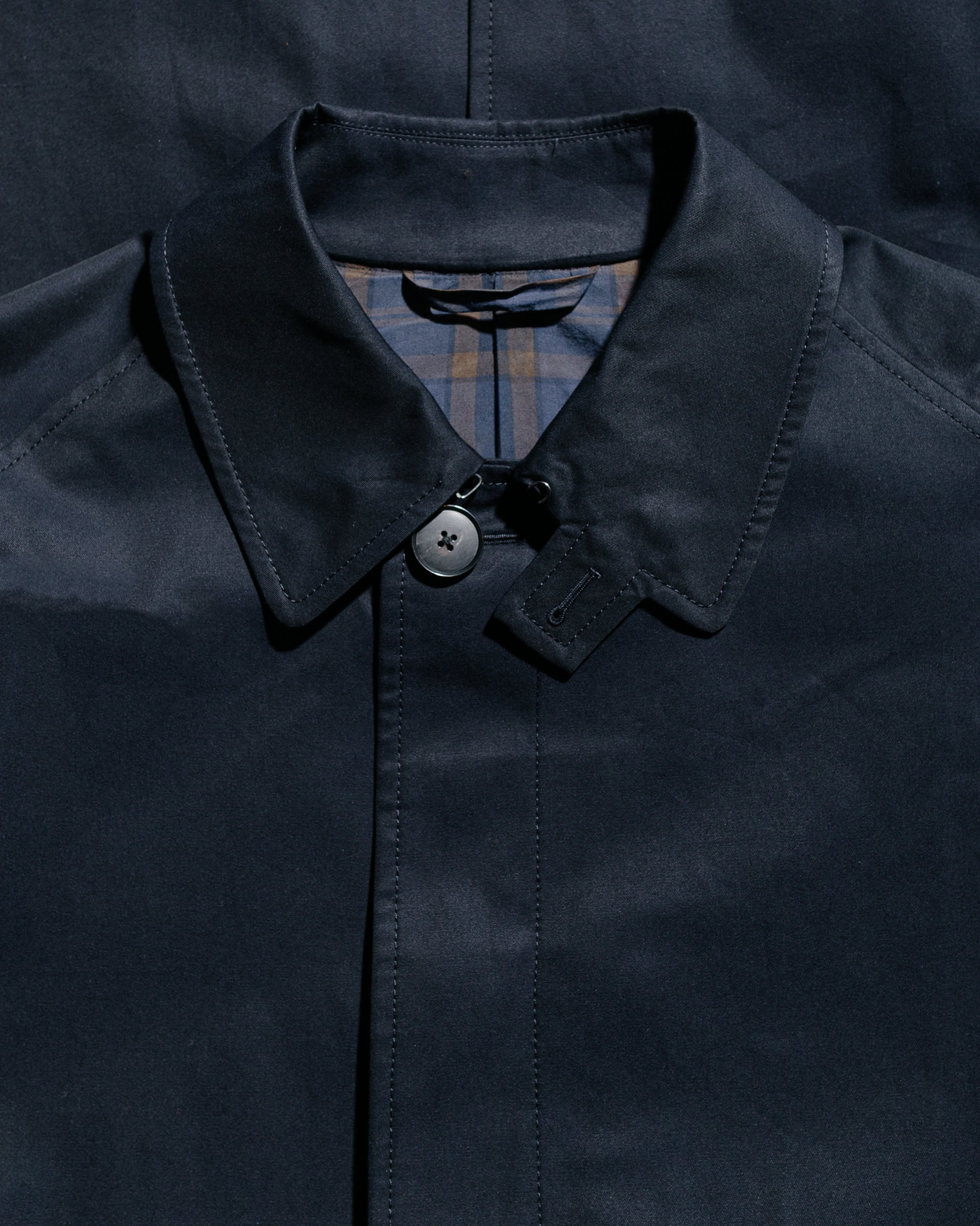 Studio Nicholson Peter Coat Gabardine Darkest Navy - 5