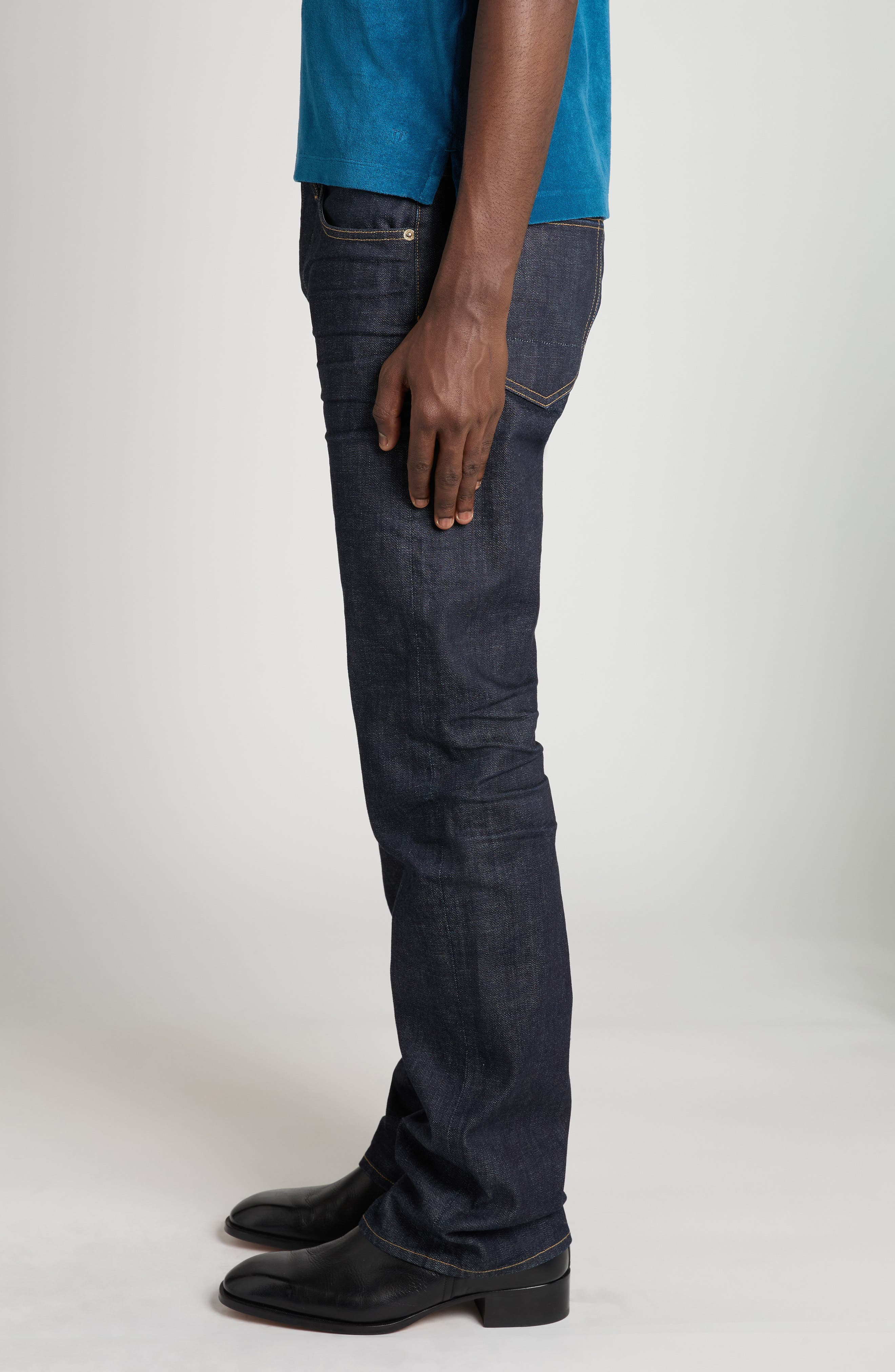 TOM FORD Selvedge Bootcut Jeans in Hb775 Rinse Blue at Nordstrom - 3